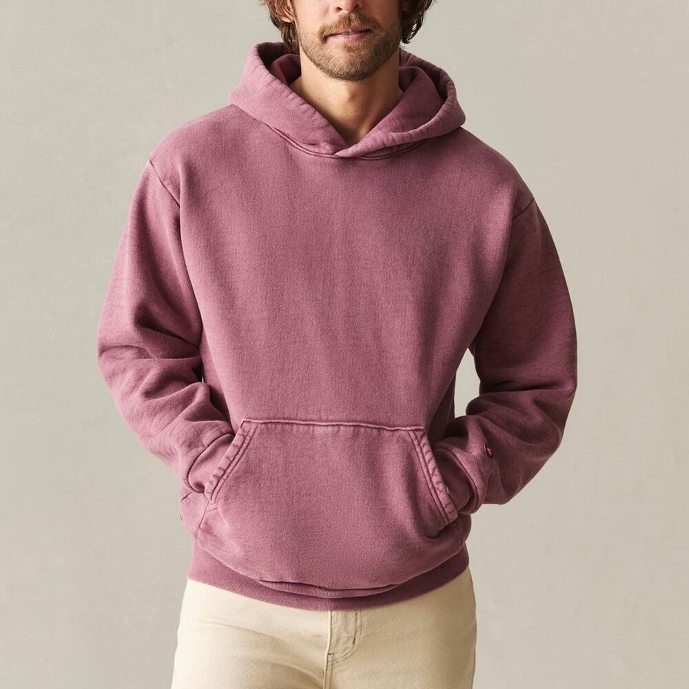 American Giant Unisex American Vintage Pullover Stone Wash Wild Ginger M NWOT